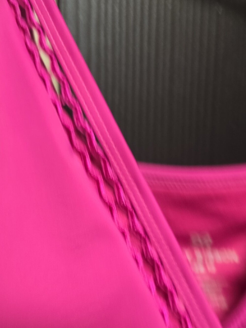 Ruby Ribbon Hot Pink Tankini Top - Picture 6 of 7